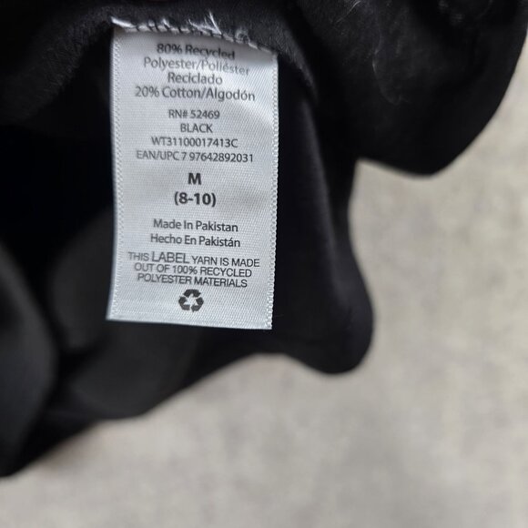 Way To Celebrate Halloween Cat Face T-Shirt Medium Black Polyester Cotton M - Picture 4 of 6